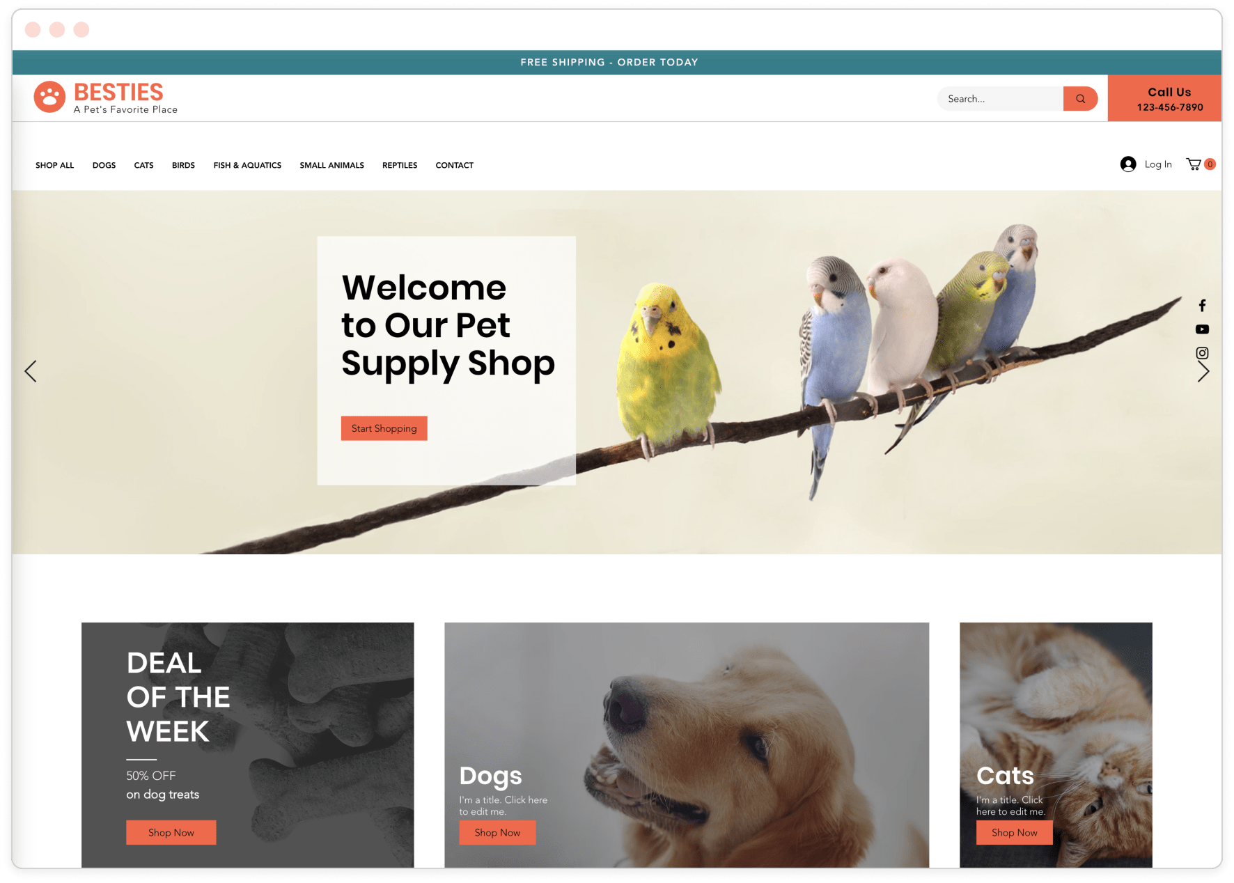 Example 10 of most popular website design in desktop and mobile.